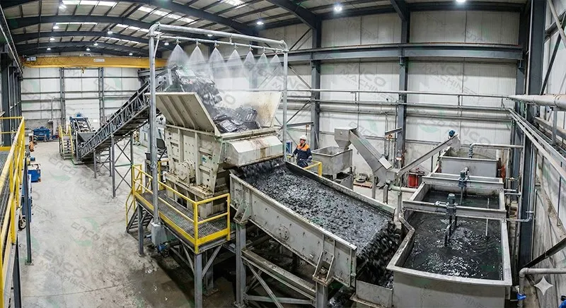 EV Battery wet crushing and recycling plant EV Battery wet crushing and recycling plant